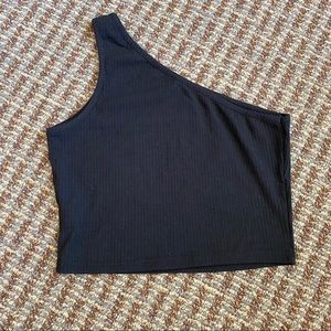 🍋One shoulder Crop Top🍋